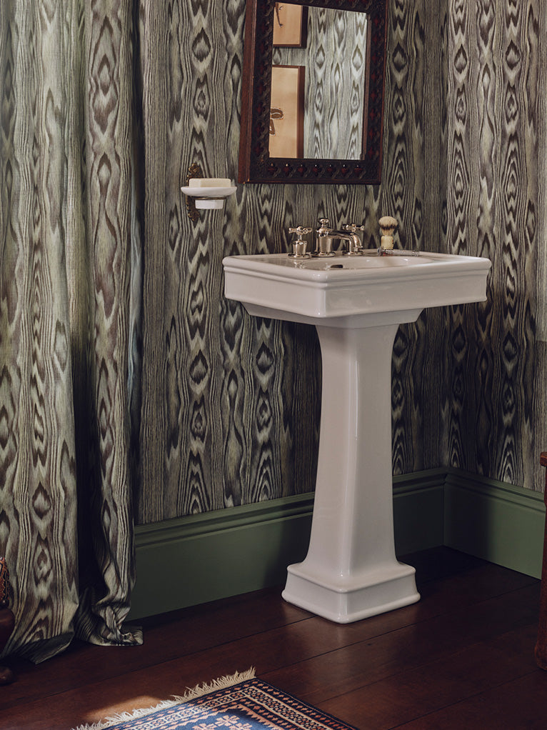 a sink in a bathroom