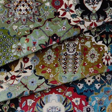 CASPAR Velvet Curtain - Forest secondary image