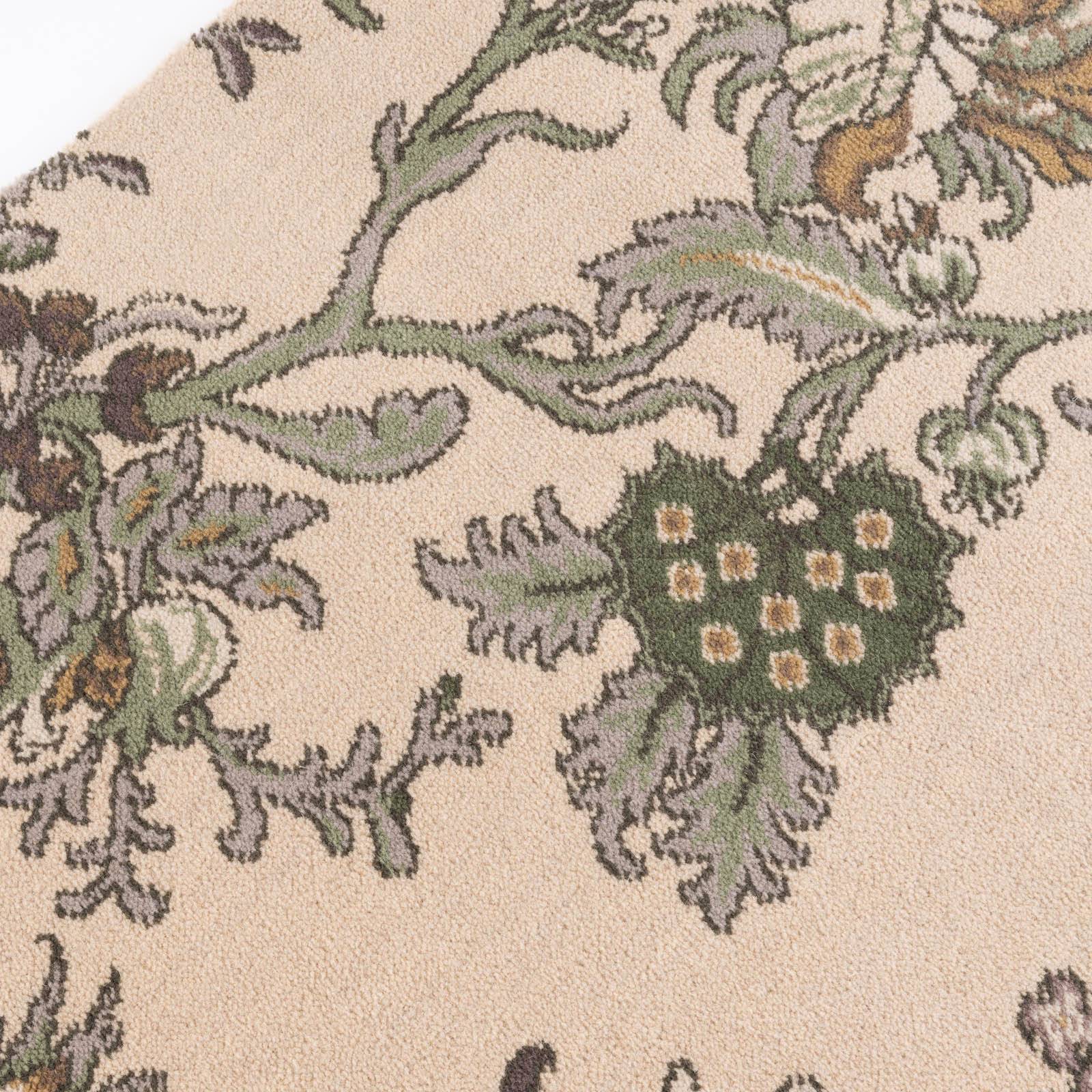 a close up of a carpet