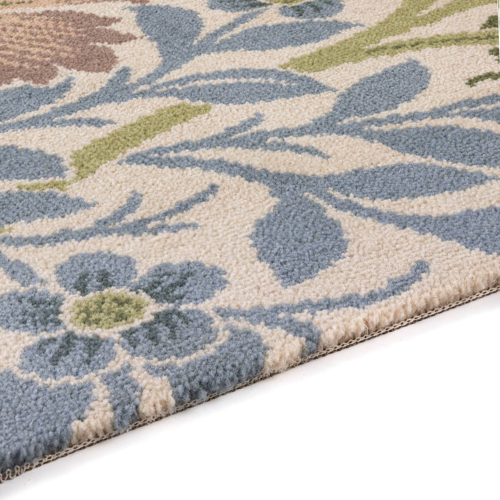 a close up of a rug