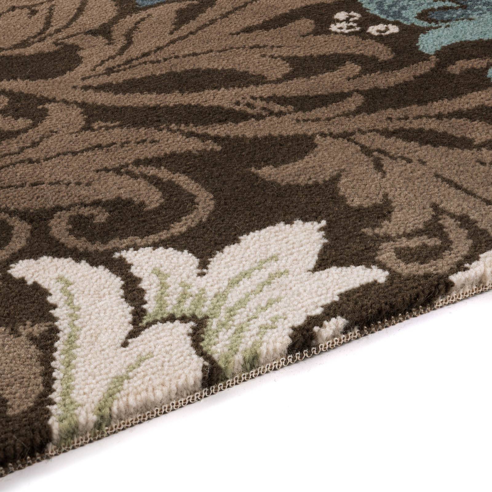 a close up of a rug
