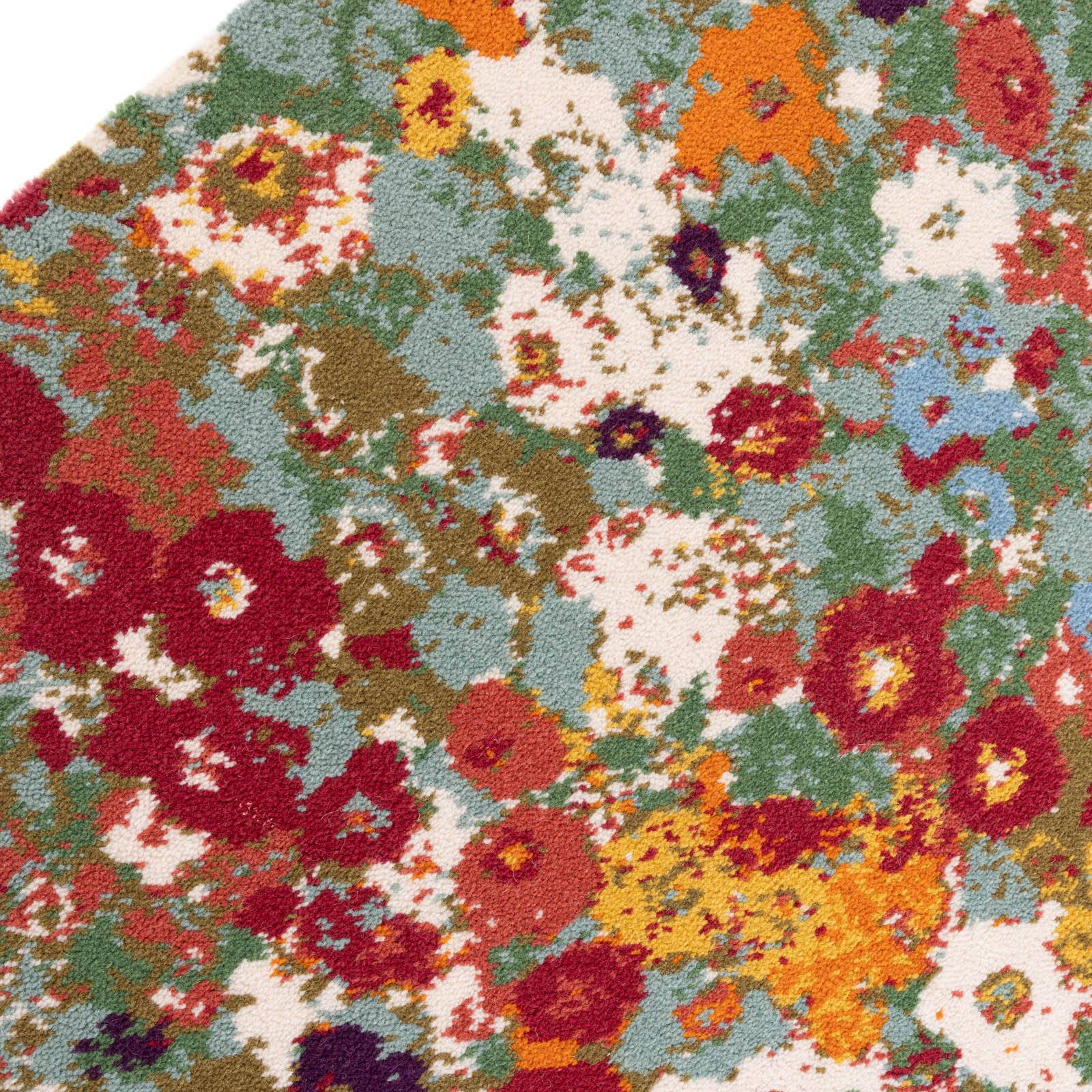 a close up of a carpet