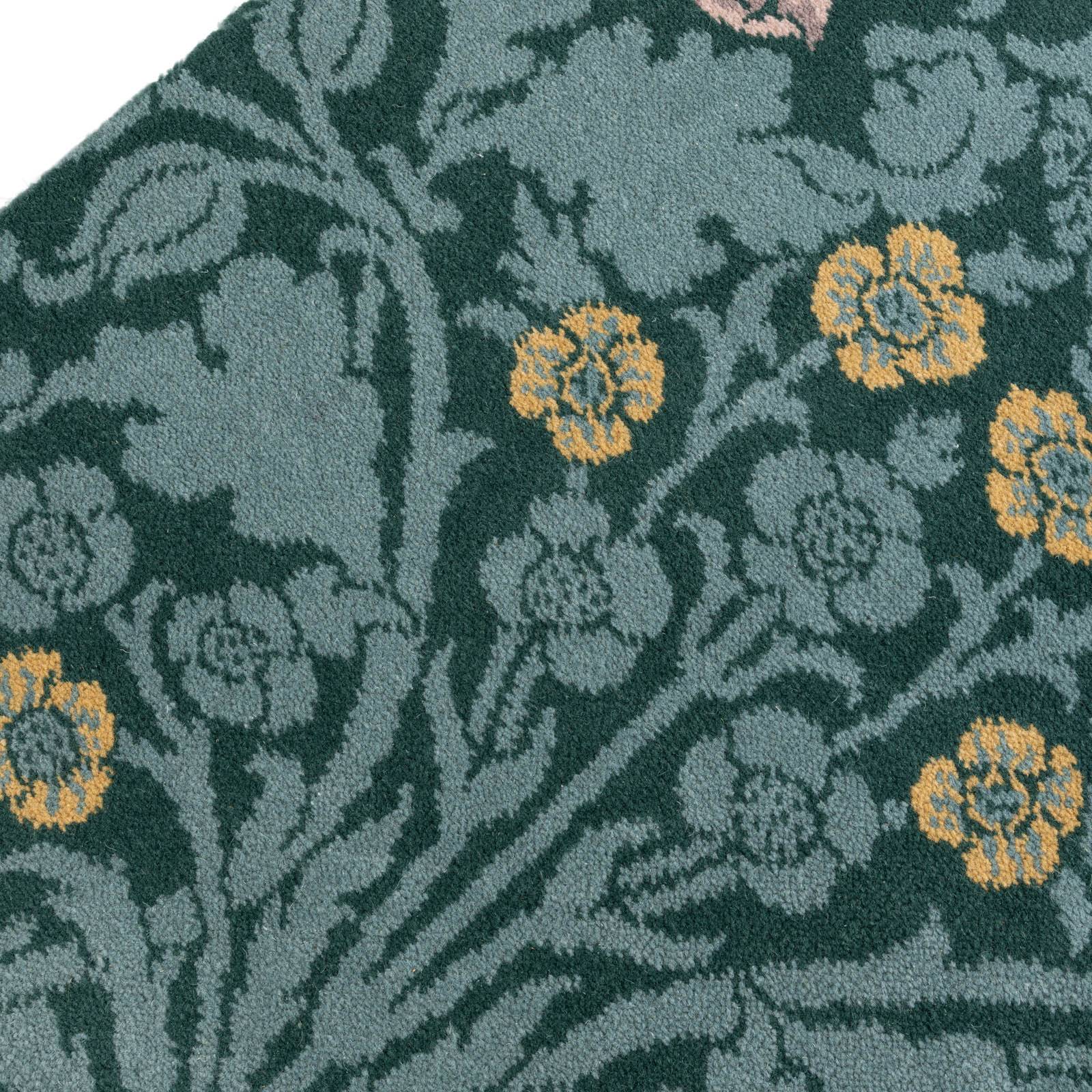 a close up of a carpet