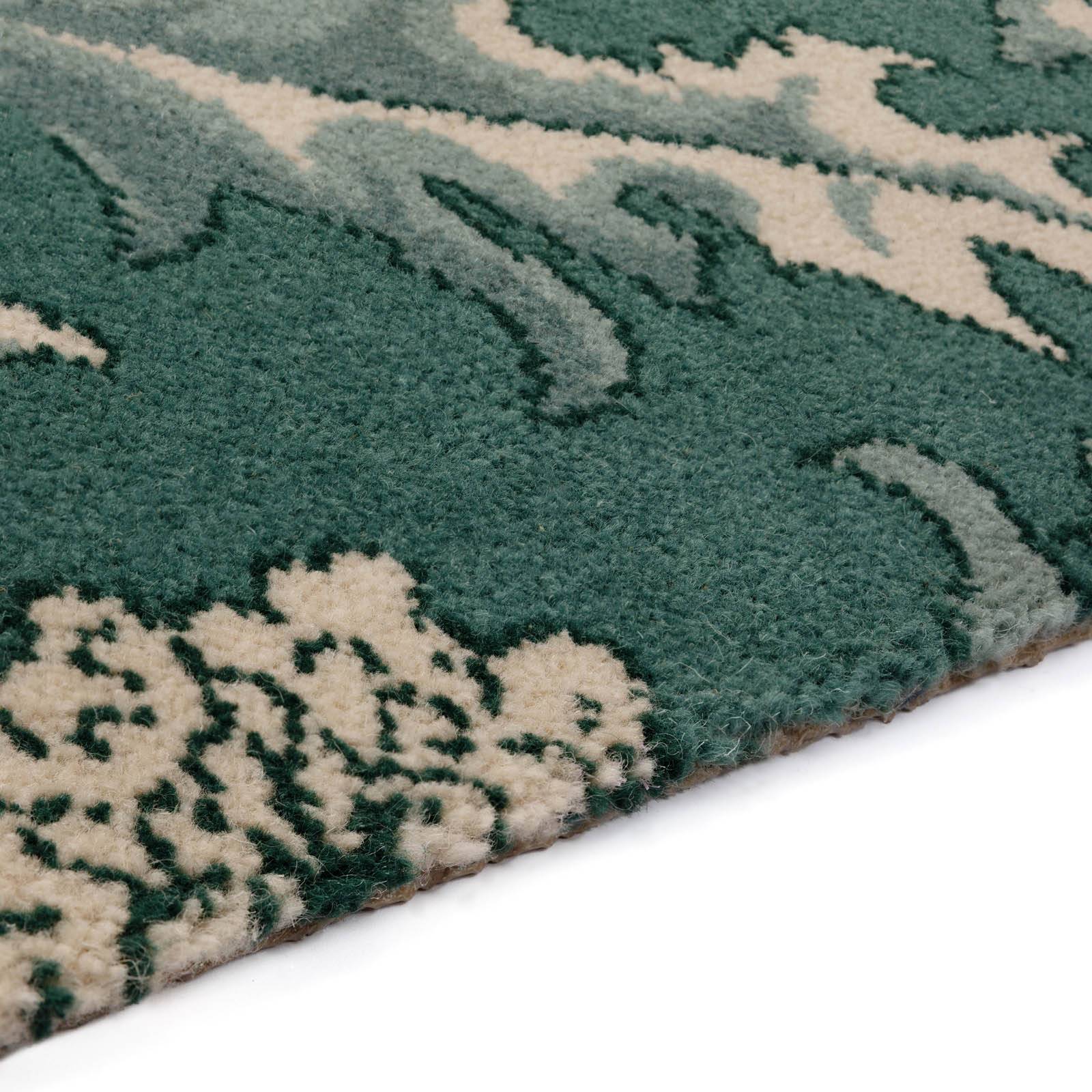 a close up of a rug