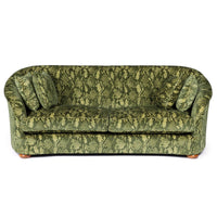 COBRA Velvet Vesper 3-Seater Sofa - Laurustine
