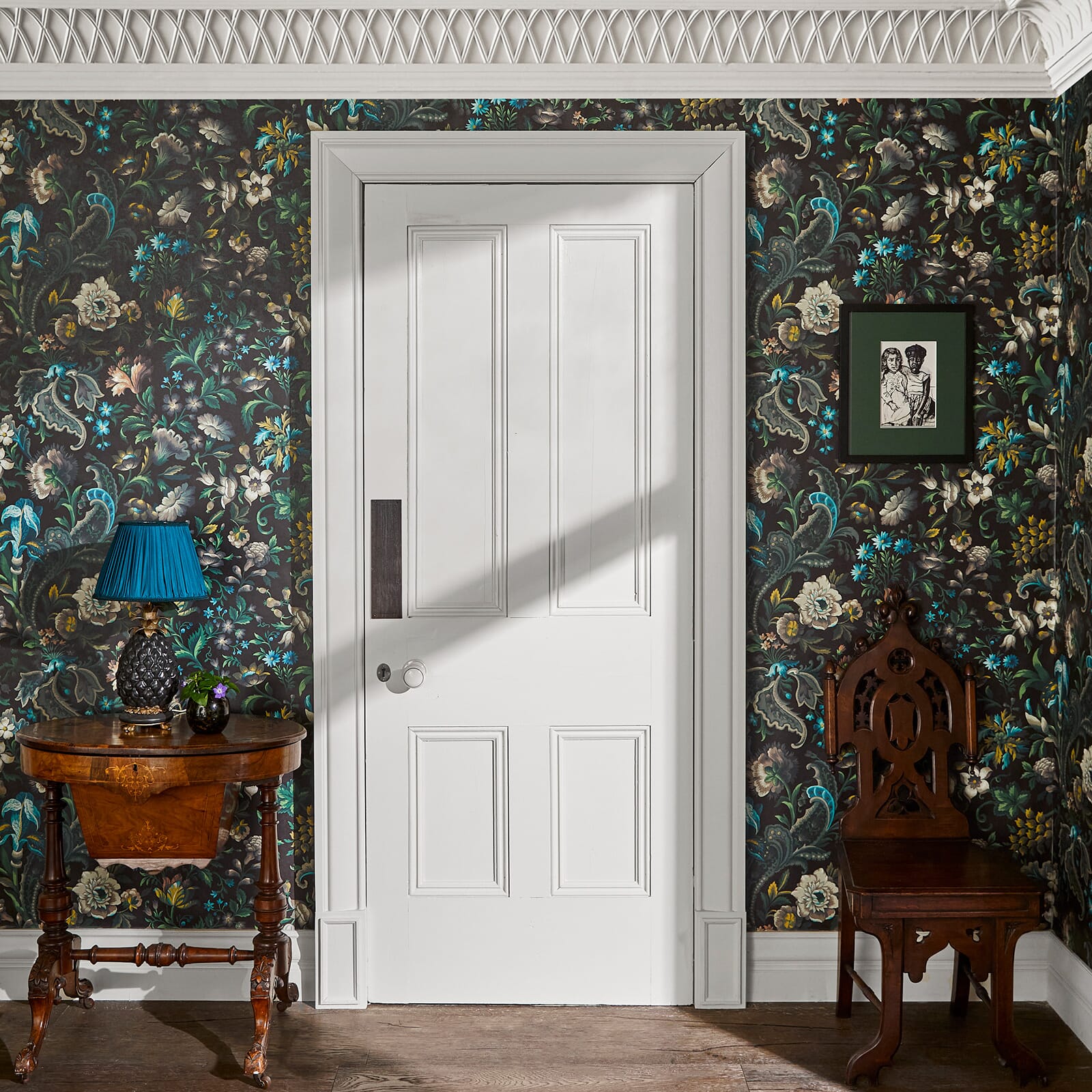FLORIKA Wallpaper - Onyx