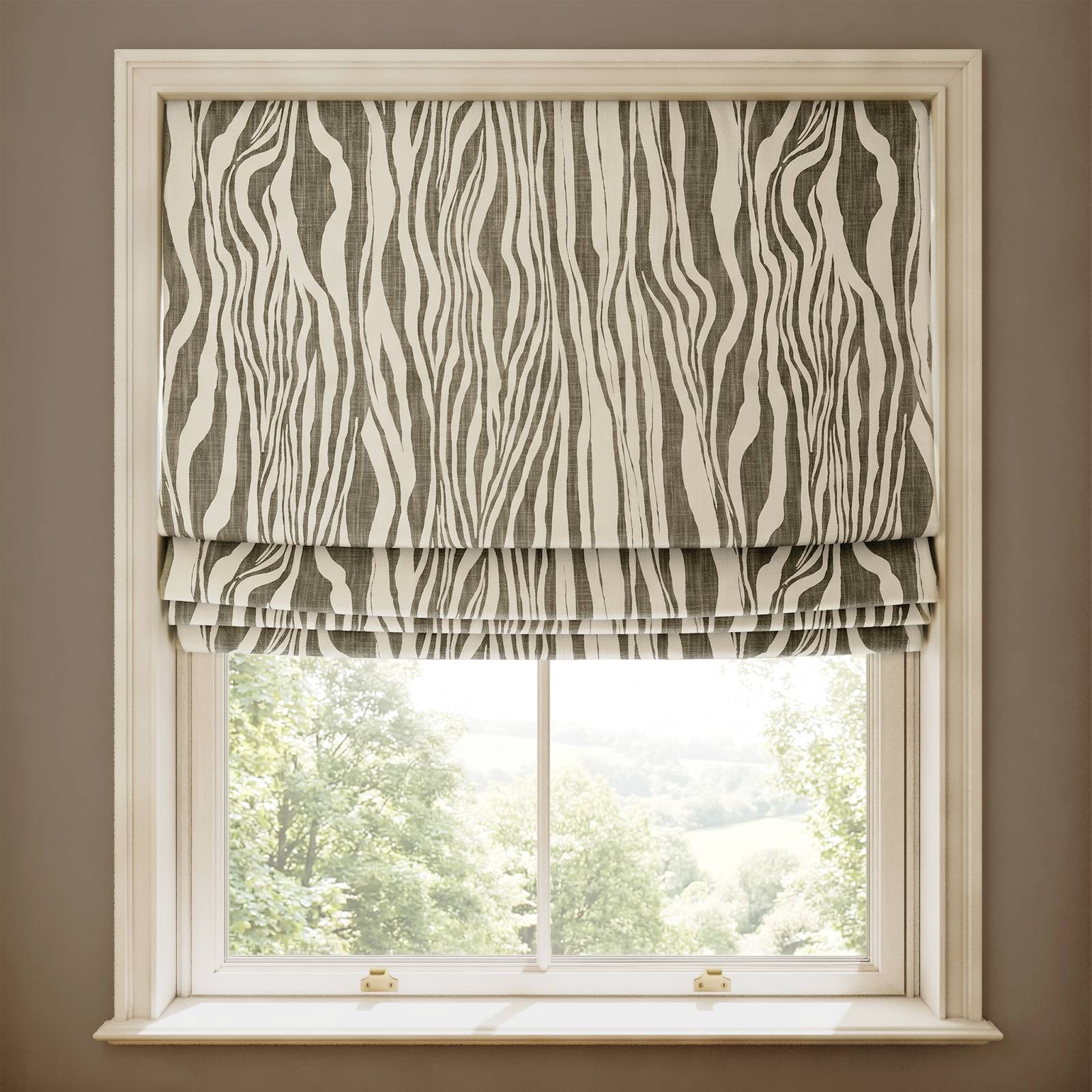 DAZZLE Cotton Linen Blind - Cedar