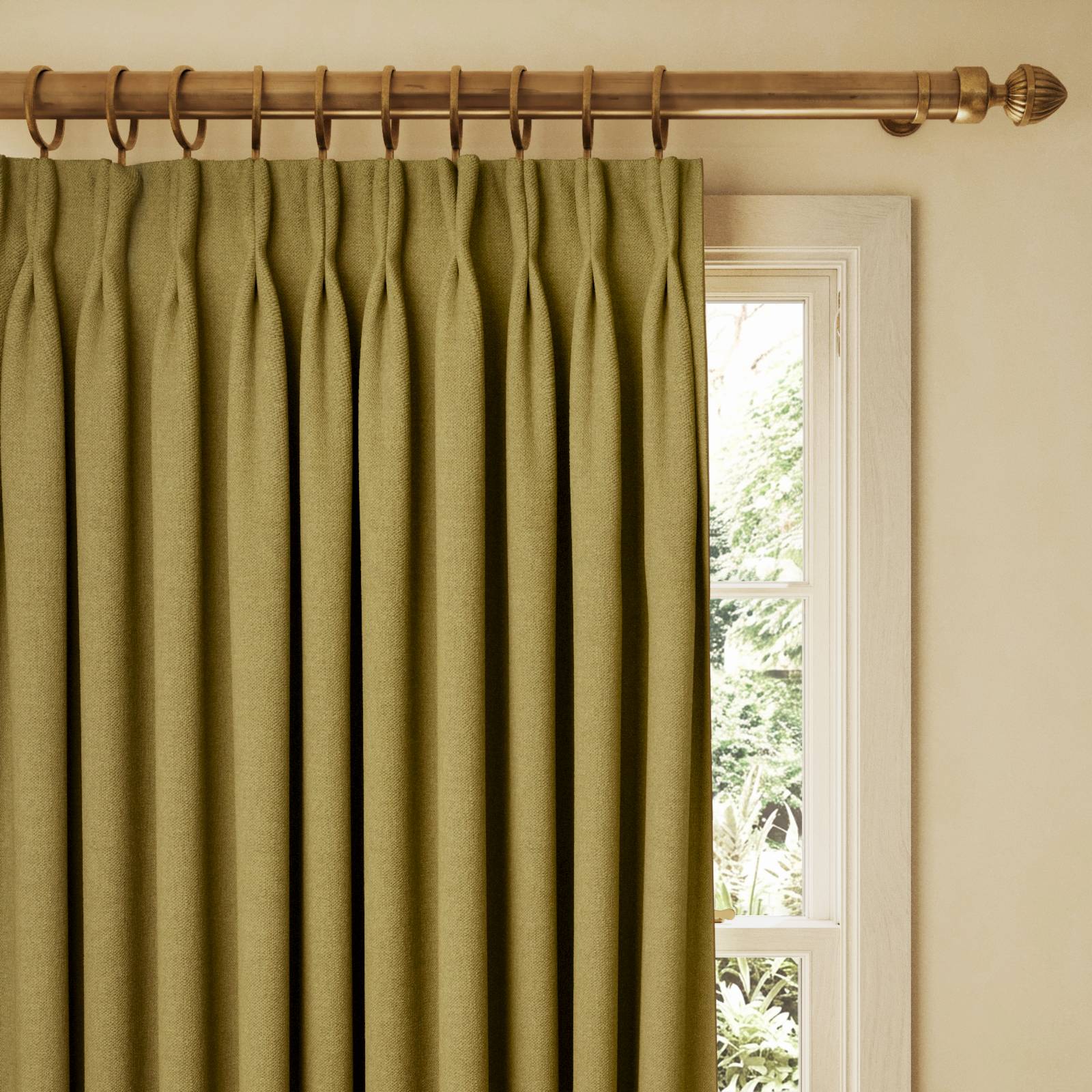 HEAVENLY HEMP Curtain - Apple