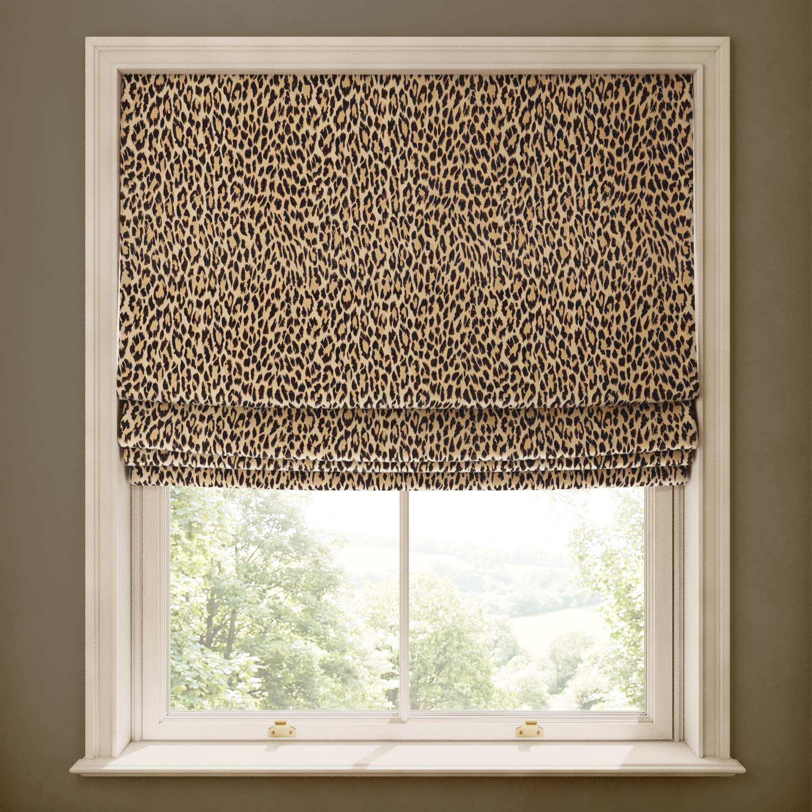 WILD CARD Jacquard Blind - Butterscotch