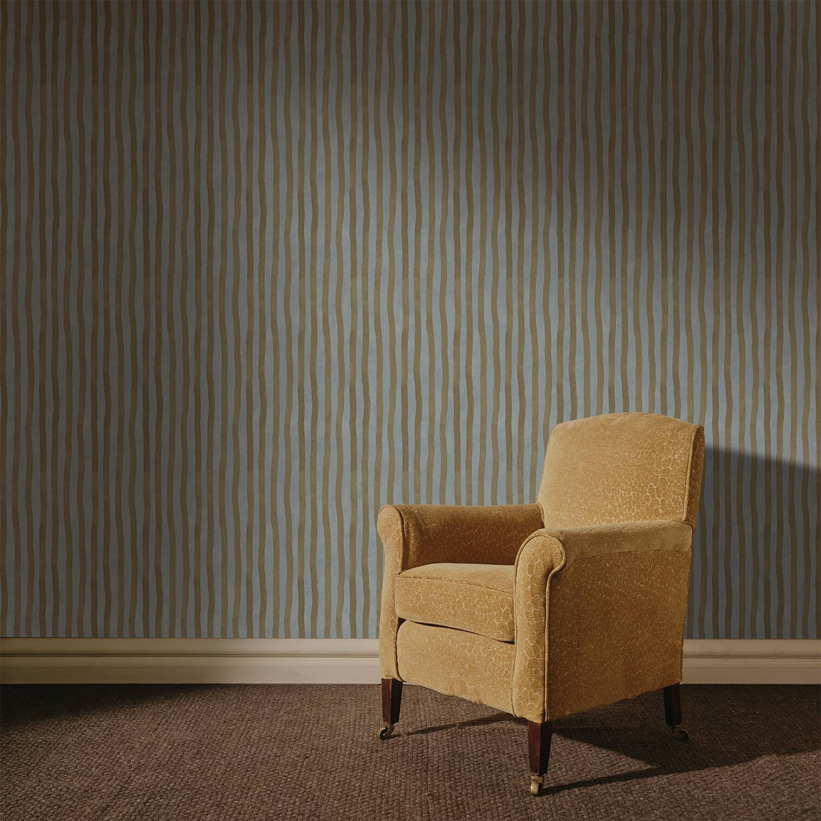 ARTIST'S STRIPE Wallpaper - Stratus & Carex
