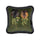 LOVE LETTER Medium Fringe Cushion - Verde