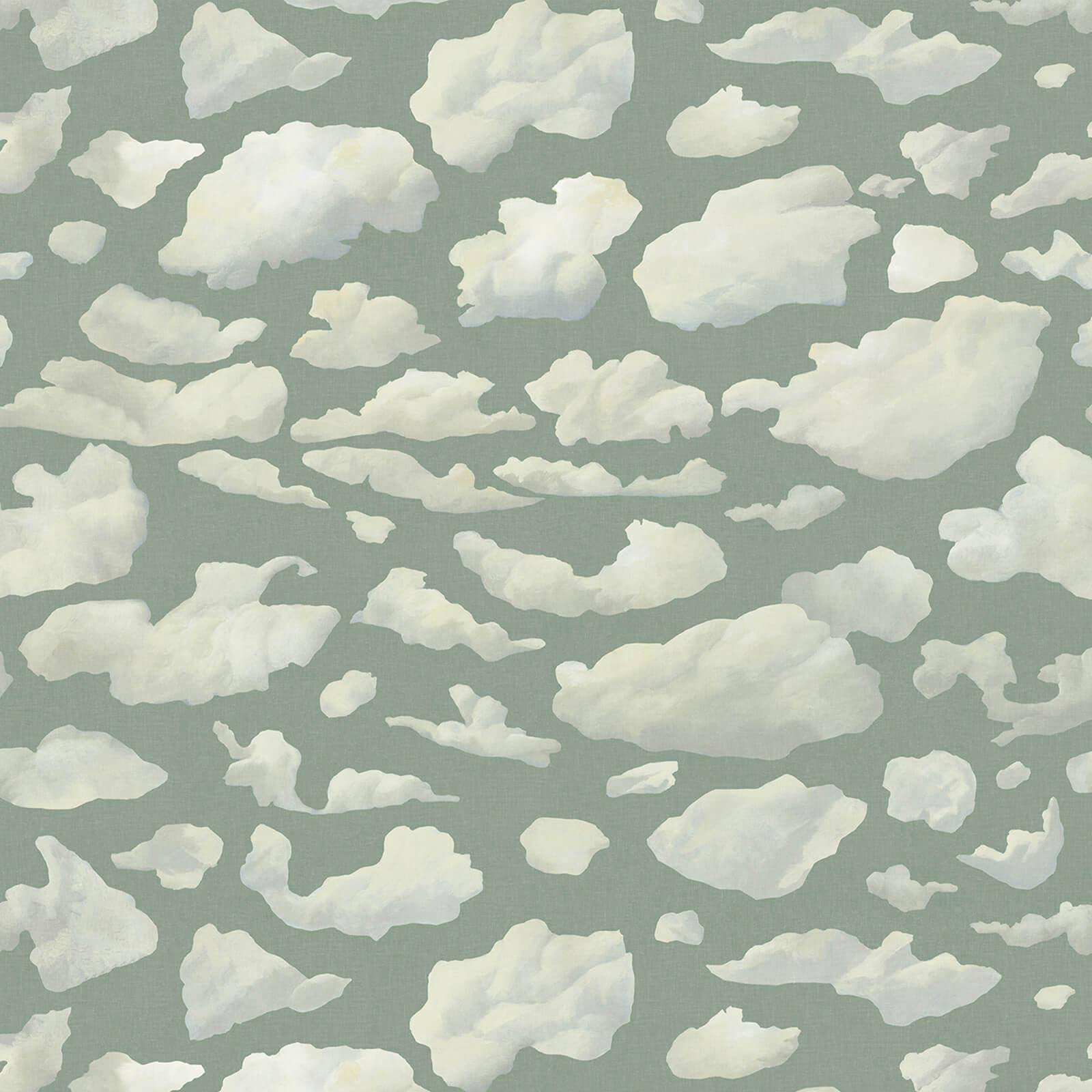 a group of white clouds