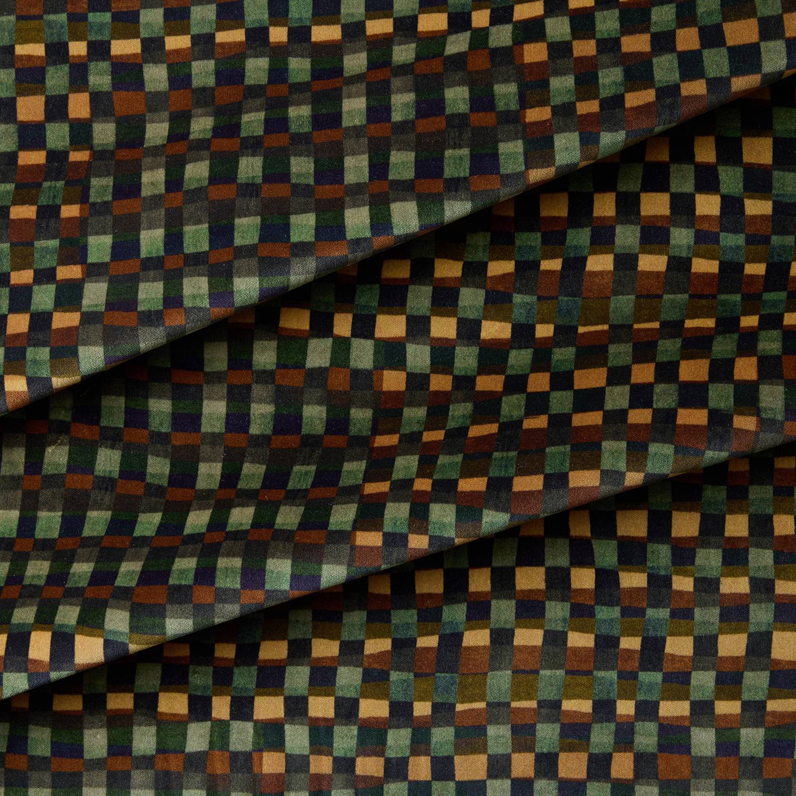 MARTELLO CHECK Velvet - Bark